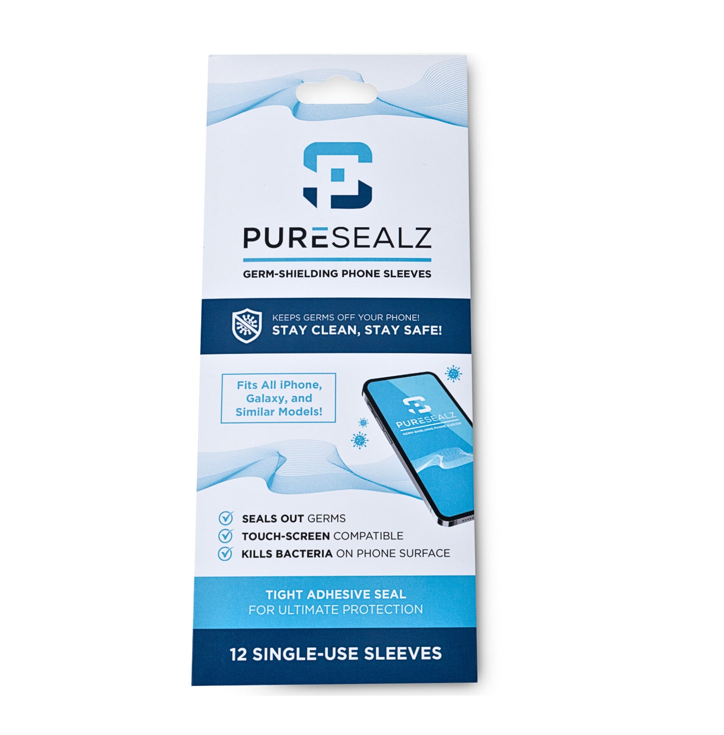 Antimicrobial Phone Sleeves – 12 pack