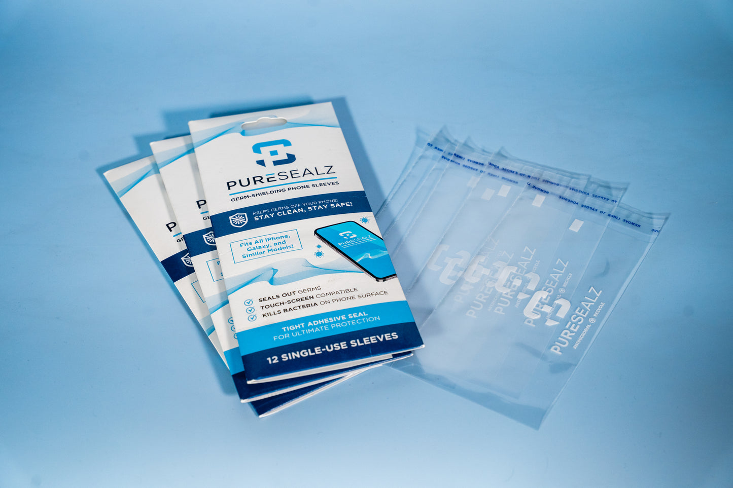 Antimicrobial Phone Sleeves – 12 pack
